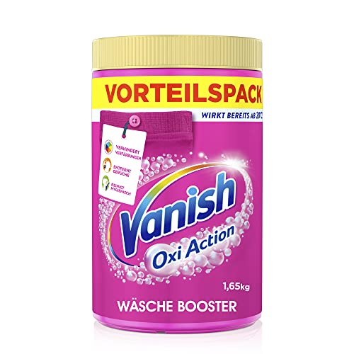 Vanish Oxi Action Pulver Pink – 1 x 1,65 kg – Fleckenentferner und...