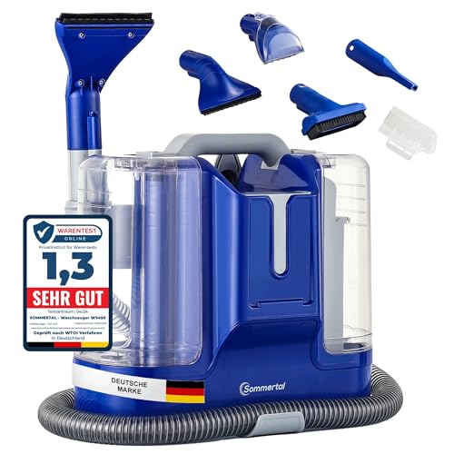 SOMMERTAL MultiCleaner WS450 5in1 Gerät für Teppiche, Treppen,...