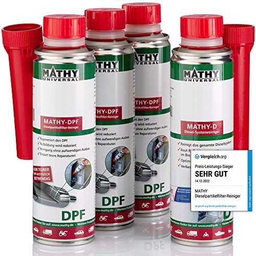 MATHY DPF-Kur Reinigungsset Dieselpartikelfilter-Reiniger 3 x 300 ml +...