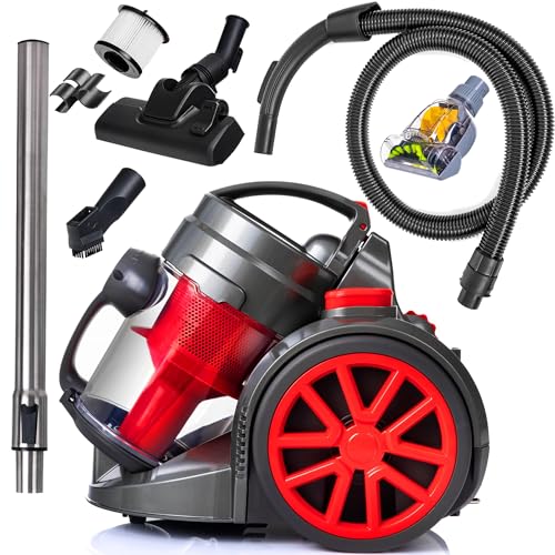 LEHMANN LHOCV-7018 Zyklon Staubsauger beutellos | Bodenstaubsauger mit...