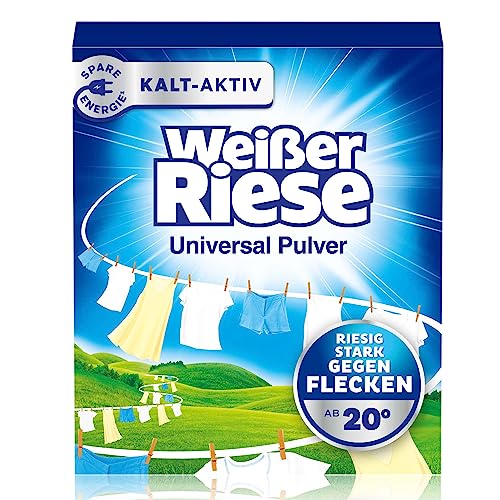 Weißer Riese Universal Pulver (90 Waschladungen), Vollwaschmittel...