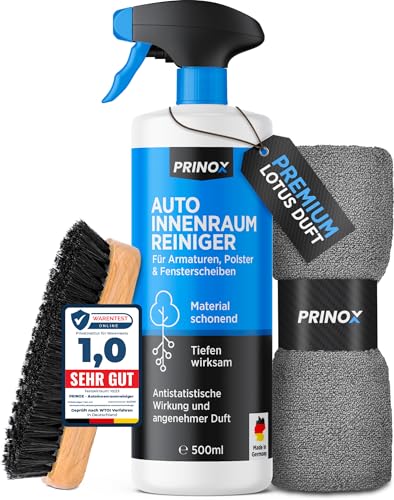 PRINOX® Profi Auto Innenraum Reiniger Set 500ml - Cockpitpflege für...