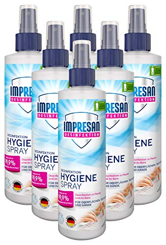 Impresan Hygiene-Spray: Desinfektionsspray für Oberflächen und...