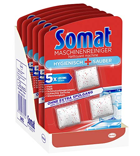 Somat Maschinenreiniger Tabs, 18 (6 x 3) Stück, hygienisch und...