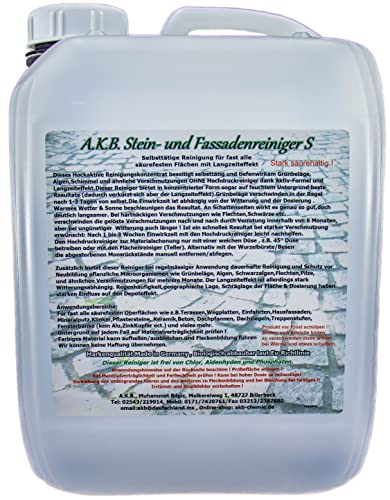 A.K.B. Stein- und Fassadenreiniger S Konzentrat bis 3000m², 0425(5L...