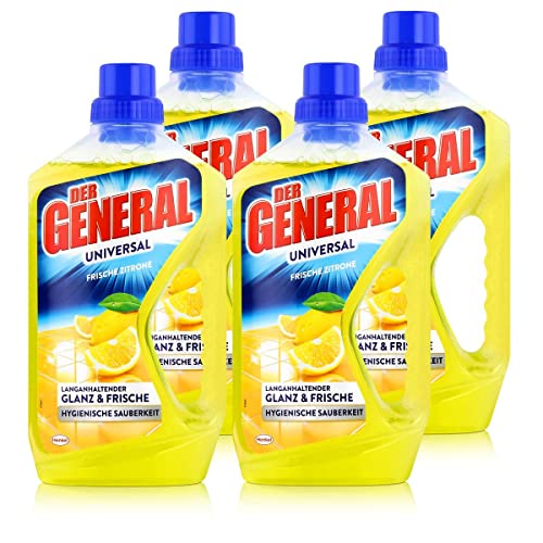 Der General Frische Zitrone, Allzweckreiniger, 4er Pack (4 x 750 ml)