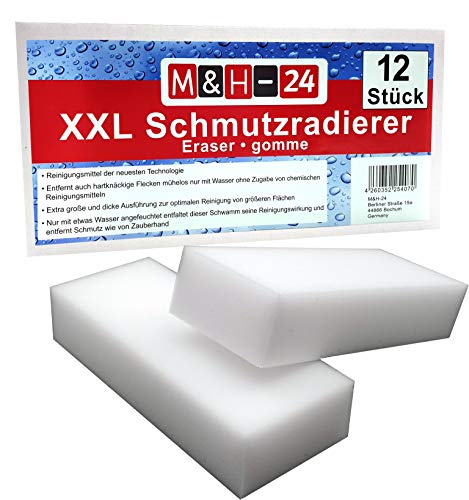 M&H-24 Schmutzradierer Schwamm Premium XXL Groß - Radierschwamm...