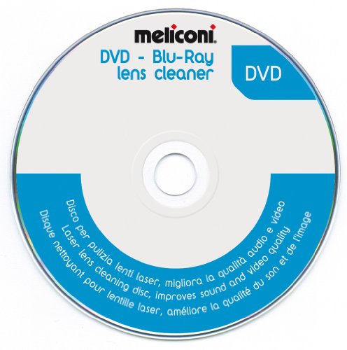 MELICONI DVD Blu-ray Linsenreiniger Disc + 5.1 Audio System Check für...