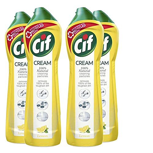 Cif, Scheuermilch-Creme, Zitrus, 500 ml, 4 Stück