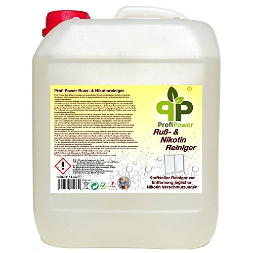 Russ- & Nikotinreiniger Profi Power (5L) - Nikotin Entferner – Ruß...