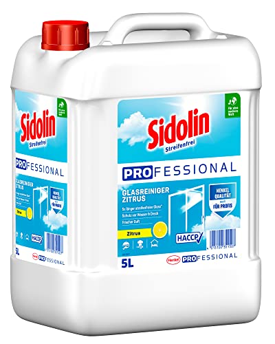 Sidolin Professional Zitrus, Glasreiniger, Fensterreiniger für einen...