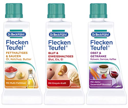 Dr. Beckmann Fleckenteufel Set, Fleckenentferner für Fetthaltiges &...