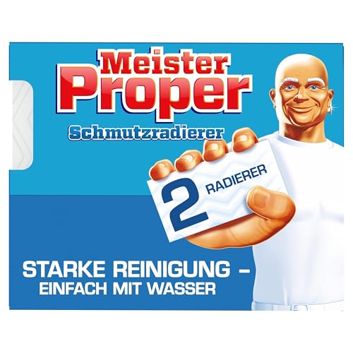Meister Proper Schmutzradierer (2er Pack) Original, Radierschwamm Für...