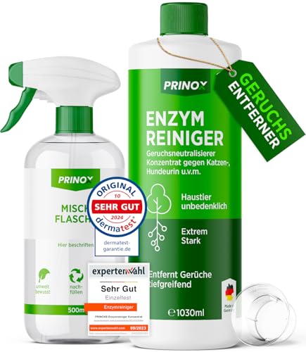 PRINOX® 1030ml Enzymreiniger Konzentrat inkl. Mischflasche I STARKER...
