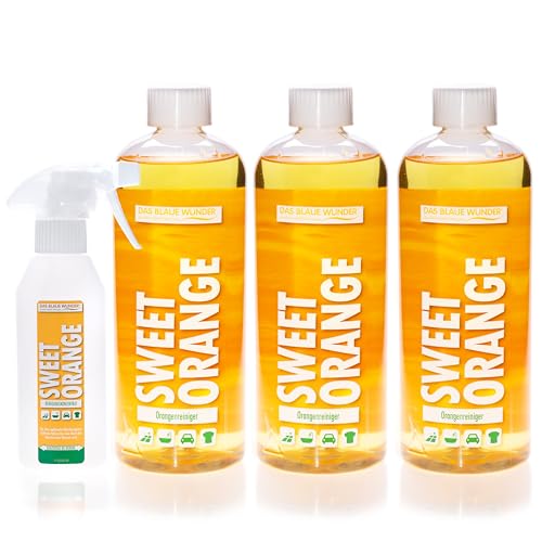 Das blaue Wunder Orangenreiniger Sweet Orange Konzentrat 3 x 750 ml |...