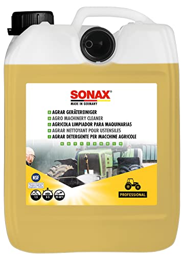 SONAX AGRAR GeräteReiniger (5 Liter) alkalischer Kraftreiniger für...